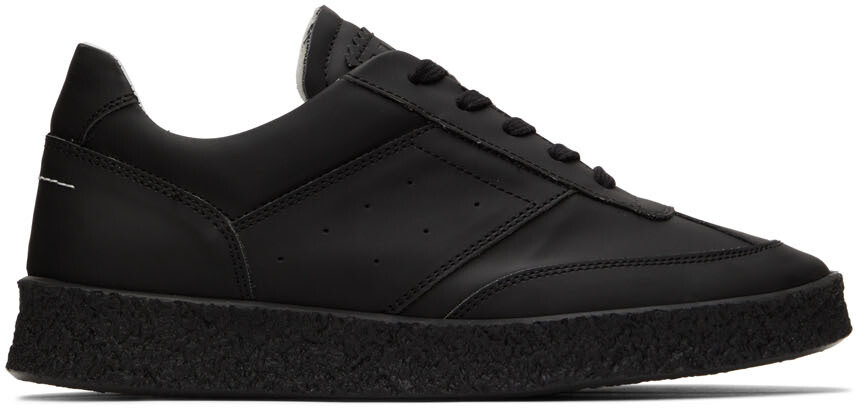 

Черные кроссовки из искусственной кожи MM6 Maison Margiela