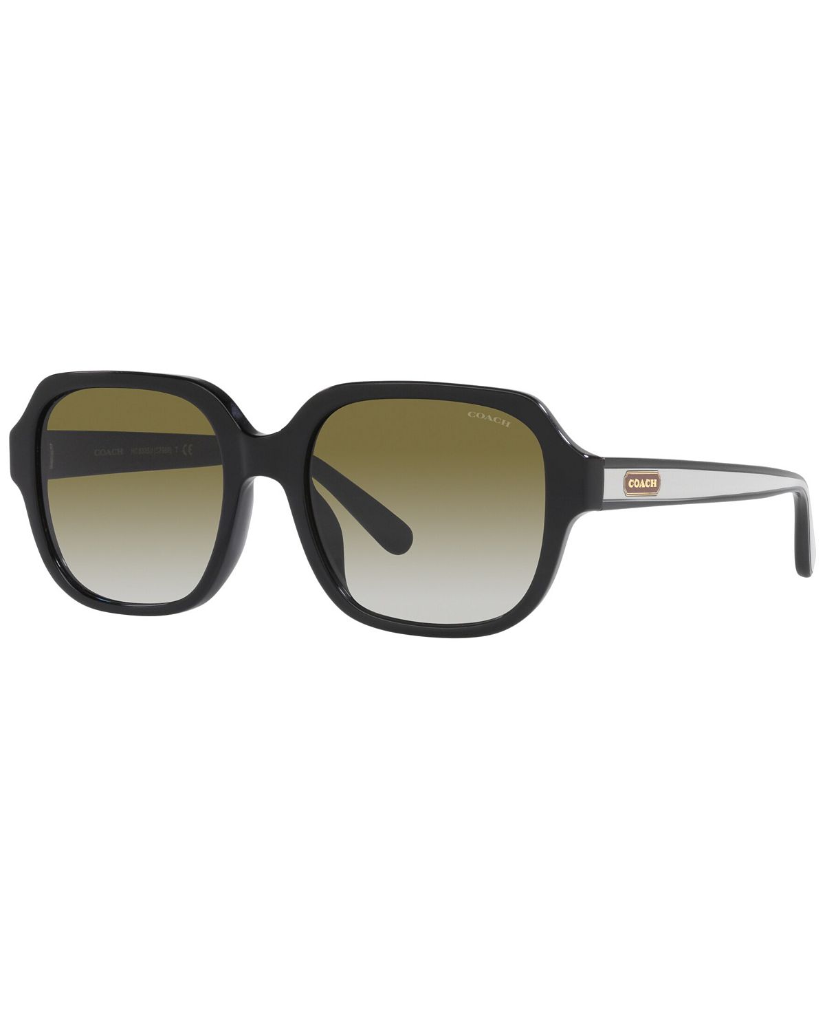 Женские солнцезащитные очки, hc8335u c7989 53 COACH, черный