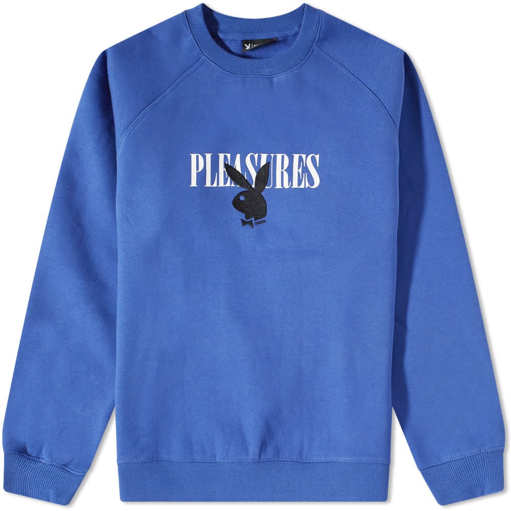 

Толстовка Pleasures Bunny Logo Crew Sweat, Синий