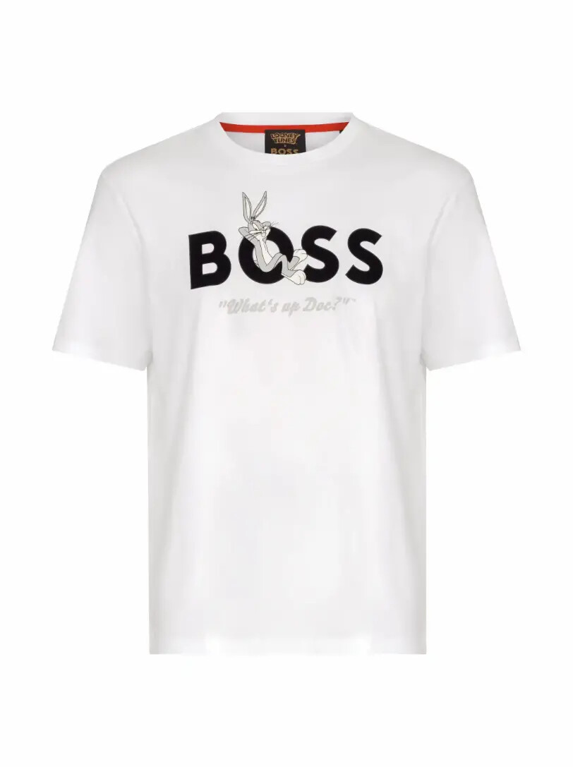 

Хлопковая футболка с логотипом Hugo Boss