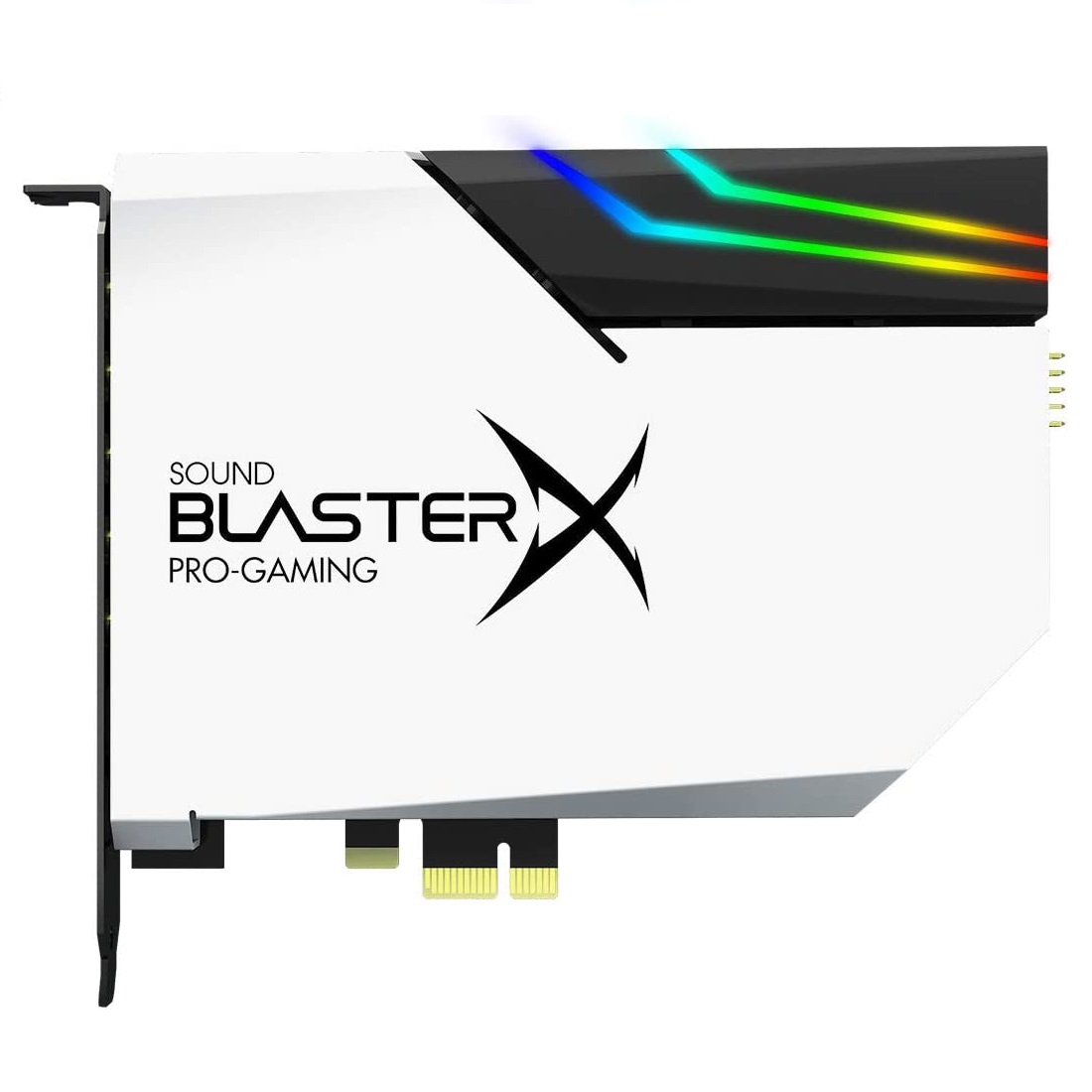 Звуковая карта Creative Sound BlasterX AE-5 Plus Pure Edition, белый комплект акустики creative sound blasterx katana 1 1 черный черный