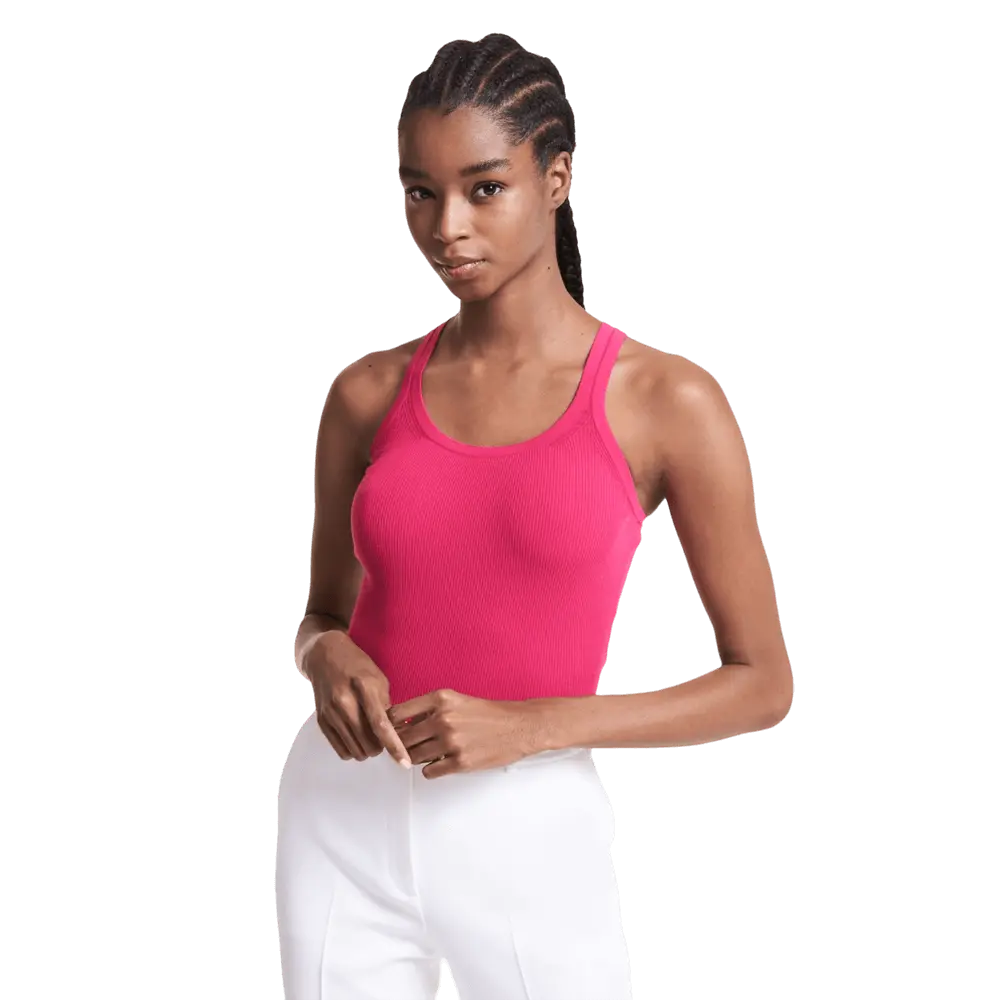 

Боди Michael Kors Ribbed Stretch Viscose Racerback, розовый