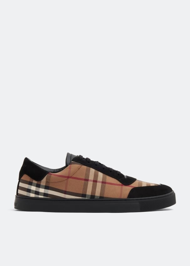 

Кроссовки BURBERRY Vintage Check sneakers, коричневый