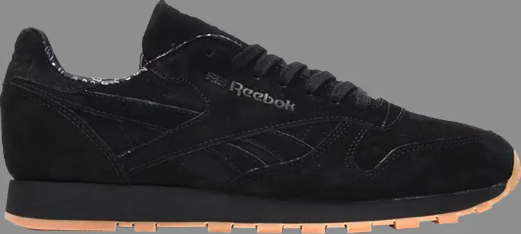 

Кроссовки classic suede tdc 'black gum' Reebok, черный