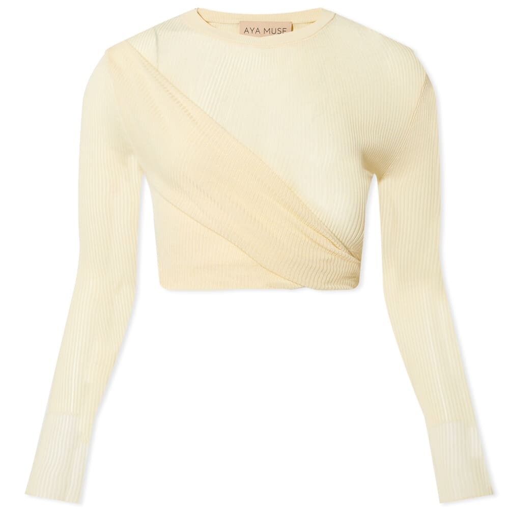 

Футболка Aya Muse Java Cropped Top, Серый