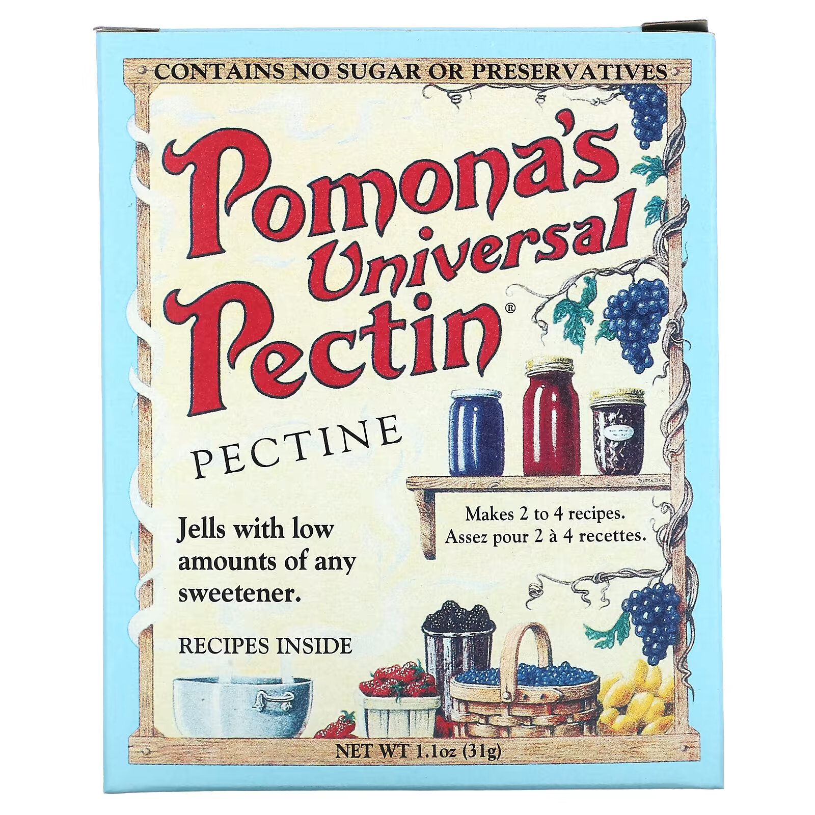 цена Pomona's Universal Pectin, Пектин, 31 г (1,1 унции)