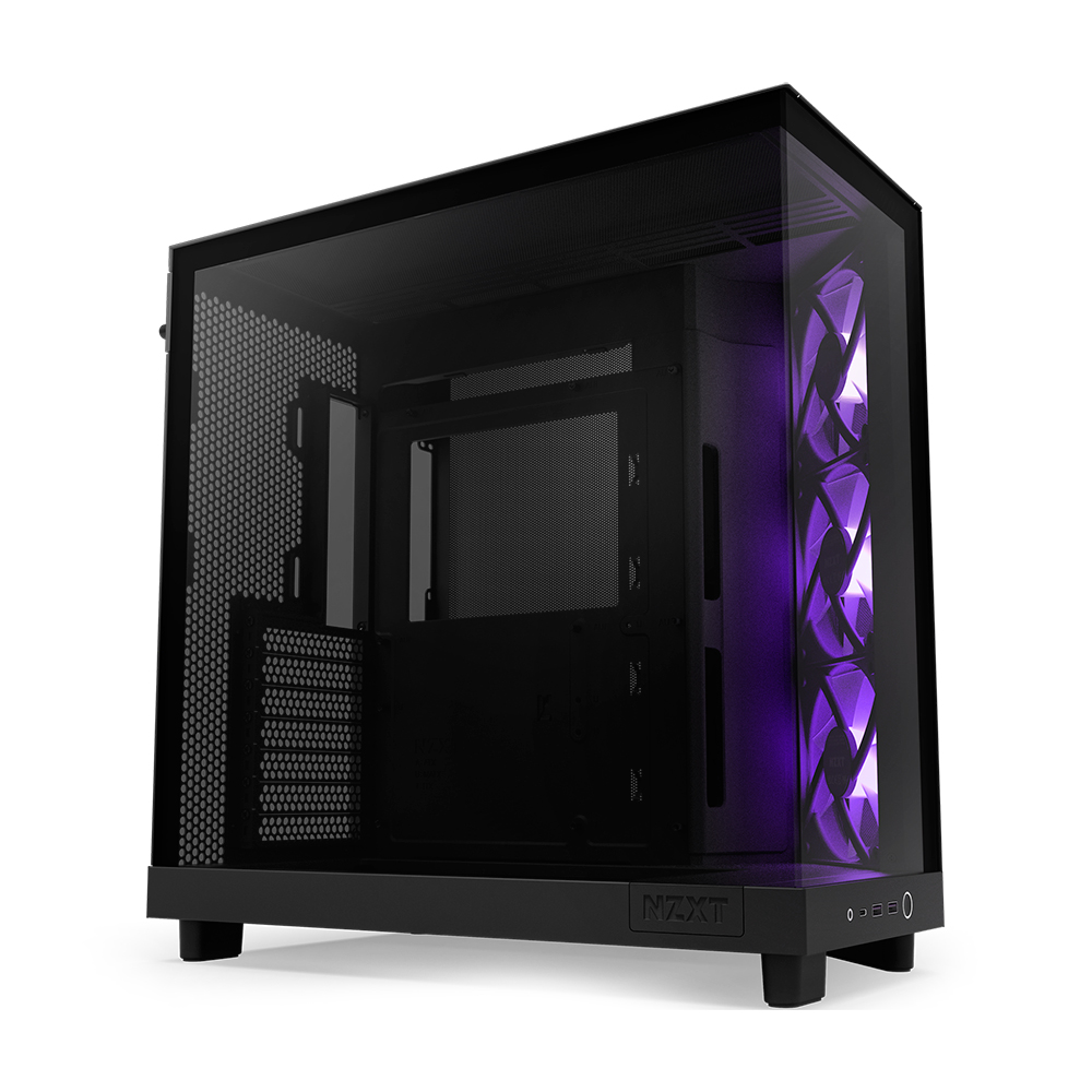 Корпус NZXT H6 Flow RGB, Mid Tower, черный