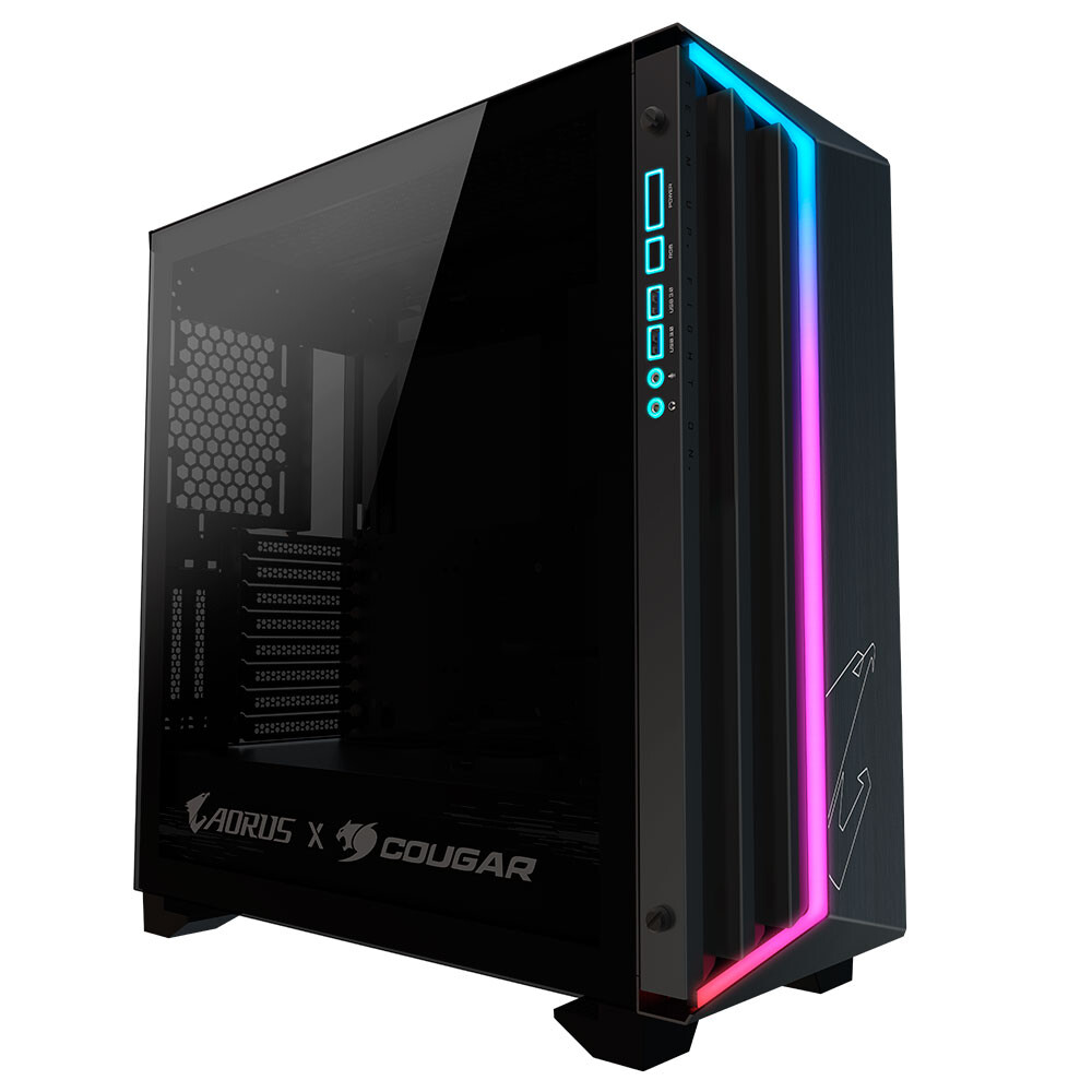 

Корпус Gigabyte AORUS C501G, Full Tower, черный