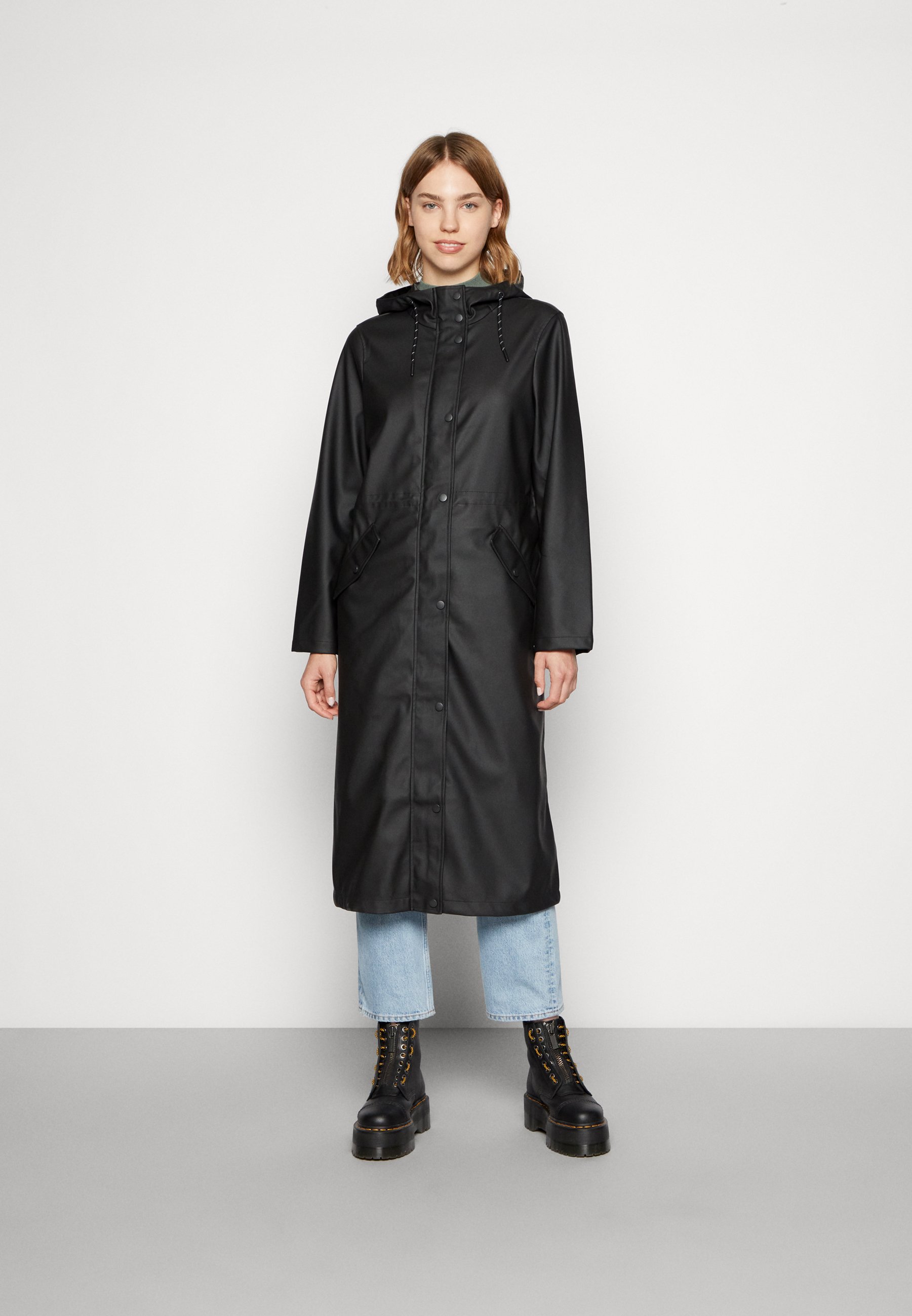 Пальто классическое Vero Moda длинное, черный