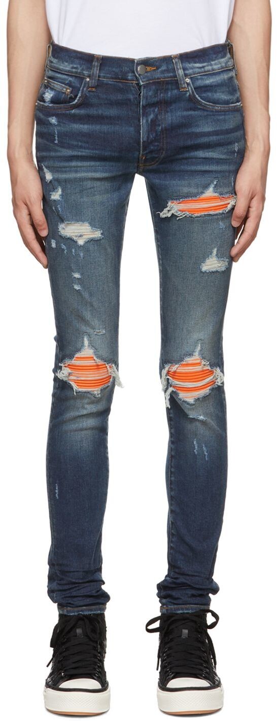 

Синие джинсы MX1 AMIRI