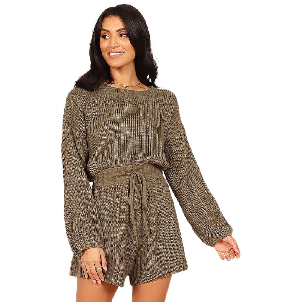 

Свитер-комбинезон Petal & Pup Sloane Sweater, оливковый, Зеленый