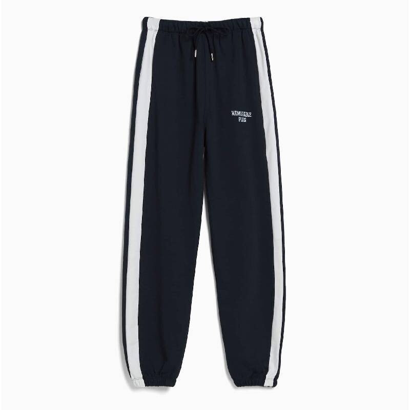 

Спортивные брюки Bershka Plush With Stripes, черный