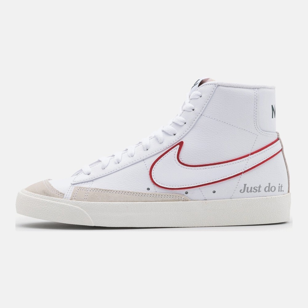 

Кроссовки Nike Sportswear Blazer Mid '77, white/university red/noble green/metallic silver/sail/summit white