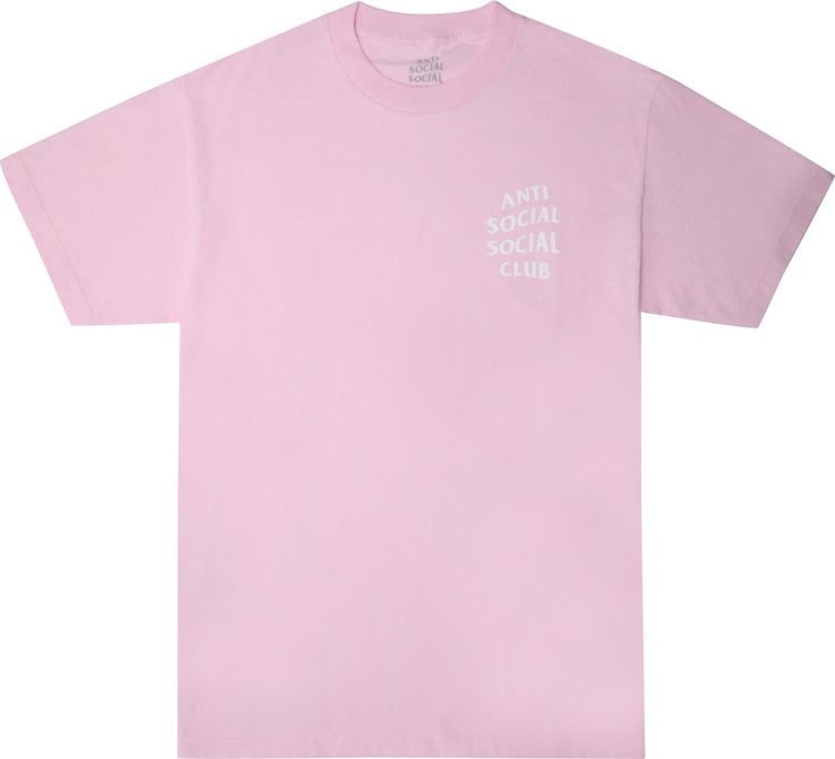 Футболка Anti Social Social Club Logo 2 T-Shirt 'Pink', розовый - фото