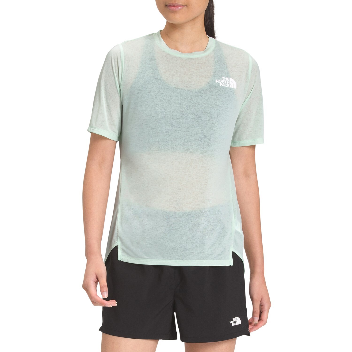 

Рубашка с коротким рукавом The North Face Up With The Sun, туманный нефрит