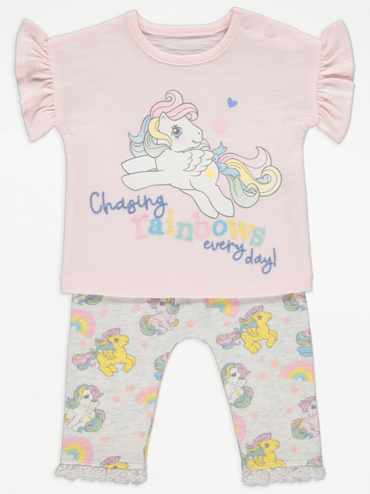

Розовый топ с оборками и леггинсы My Little Pony George., розовый