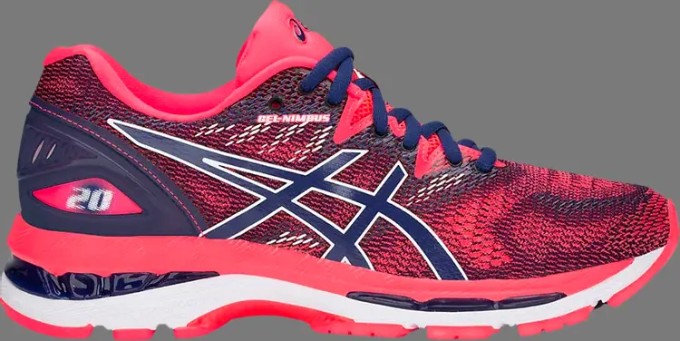 

Кроссовки wmns gel nimbus 20 'blue print' Asics, синий