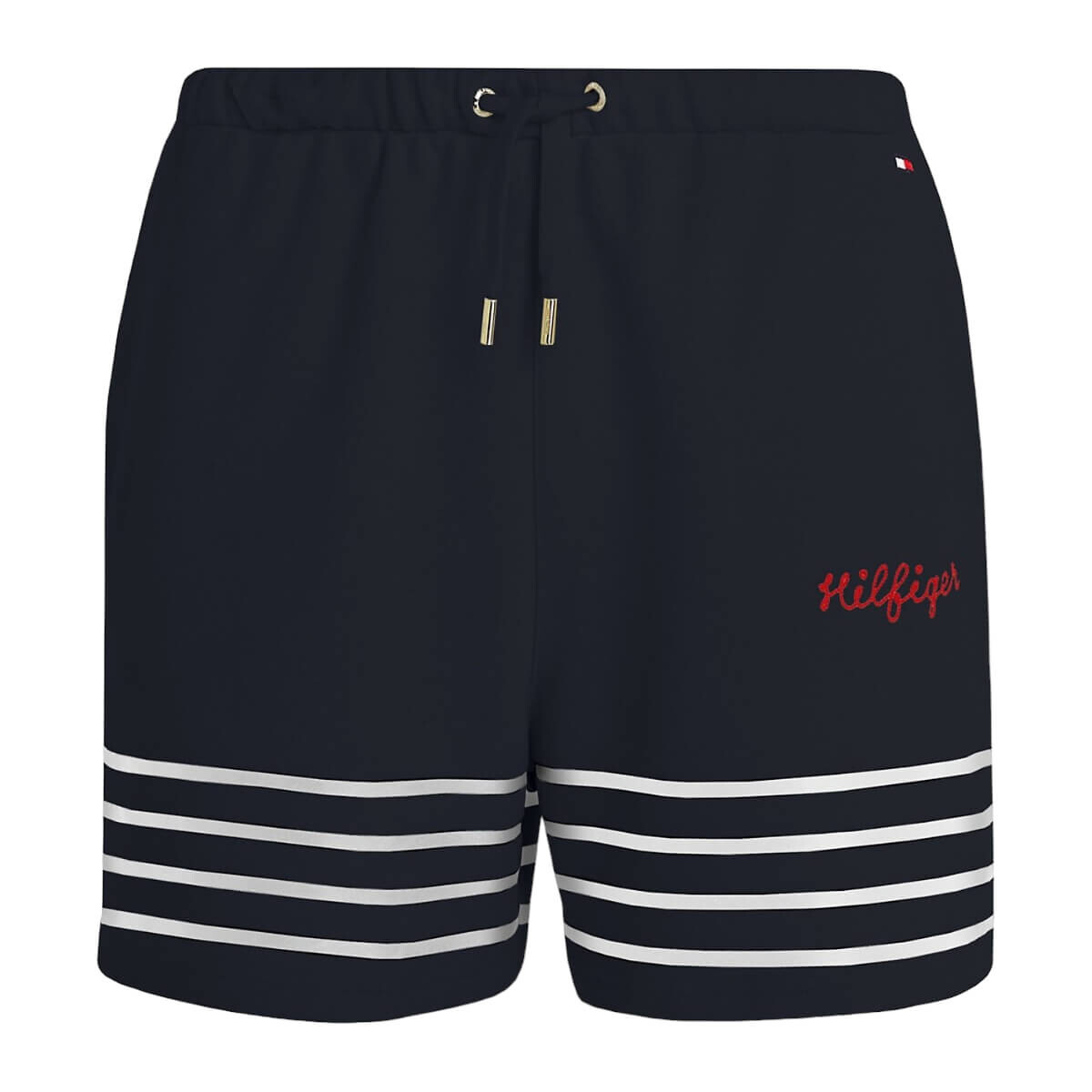 

Шорты Tommy Hilfiger Stripe Terry, темно-синий/белый