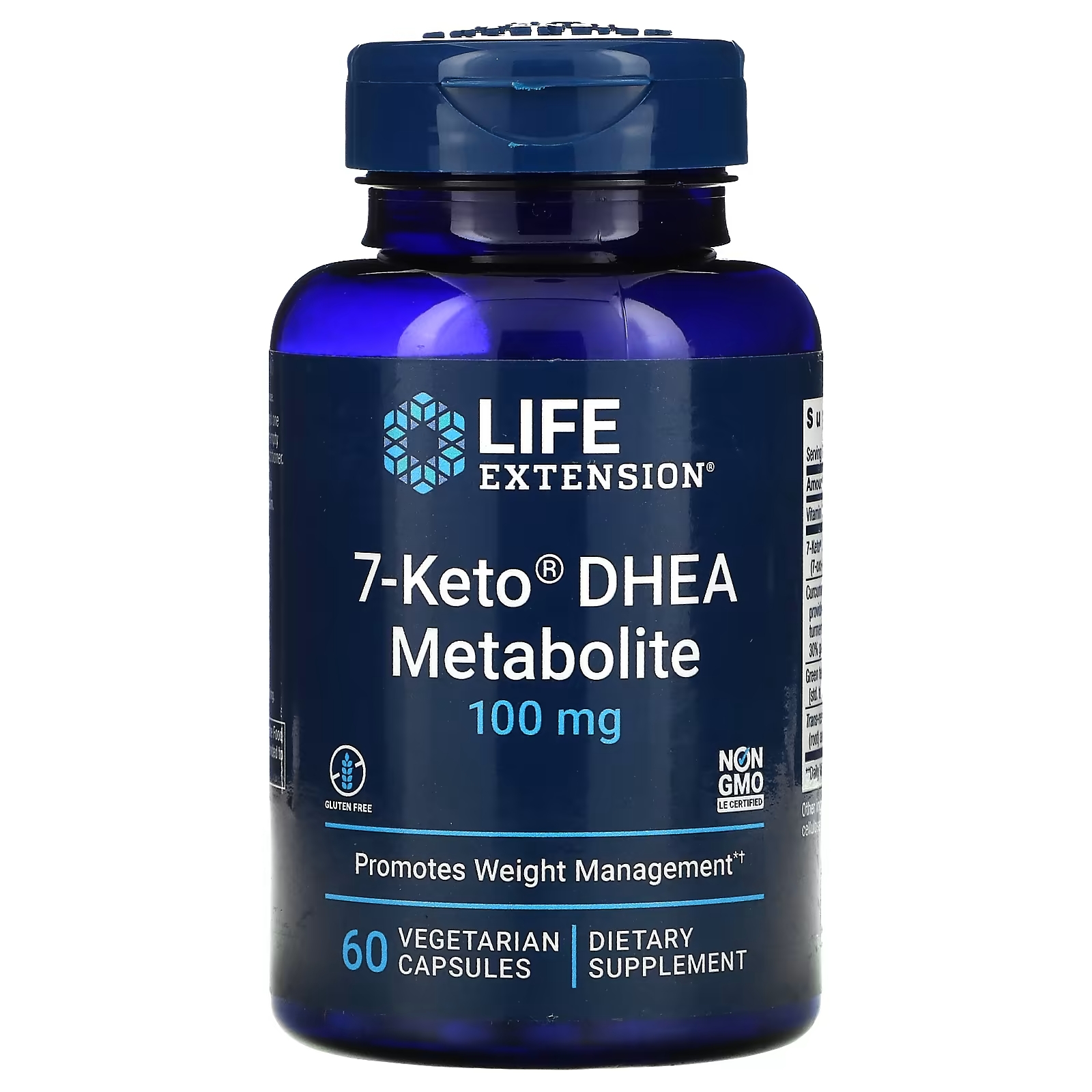 ДГЭА Метаболит Life Extension 7-Keto, 60 капсул life extension дгэа 25 мг 100 капсул