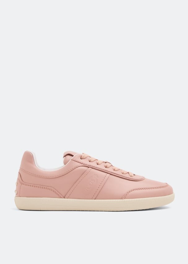 

Кроссовки TOD'S Tabs leather sneakers, розовый