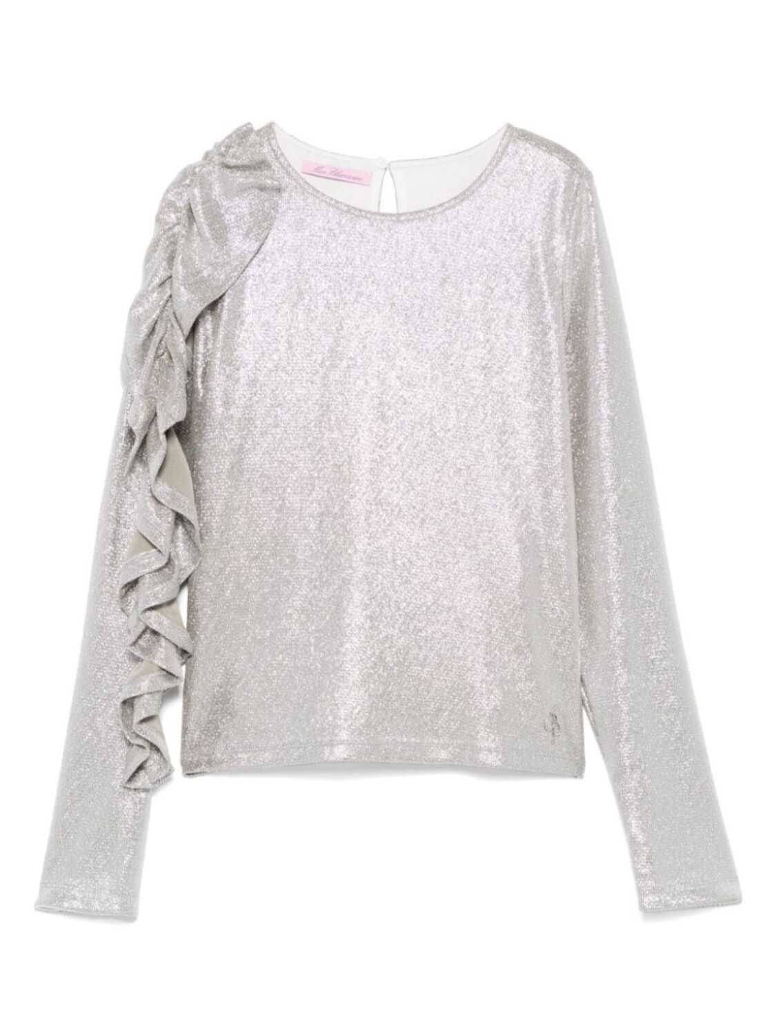 

Miss Blumarine модный топ, серебристый