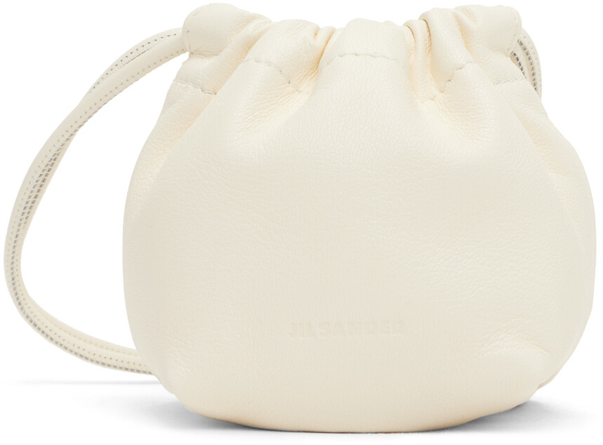 

Мини-сумка через плечо Off-White с кулиской Jil Sander
