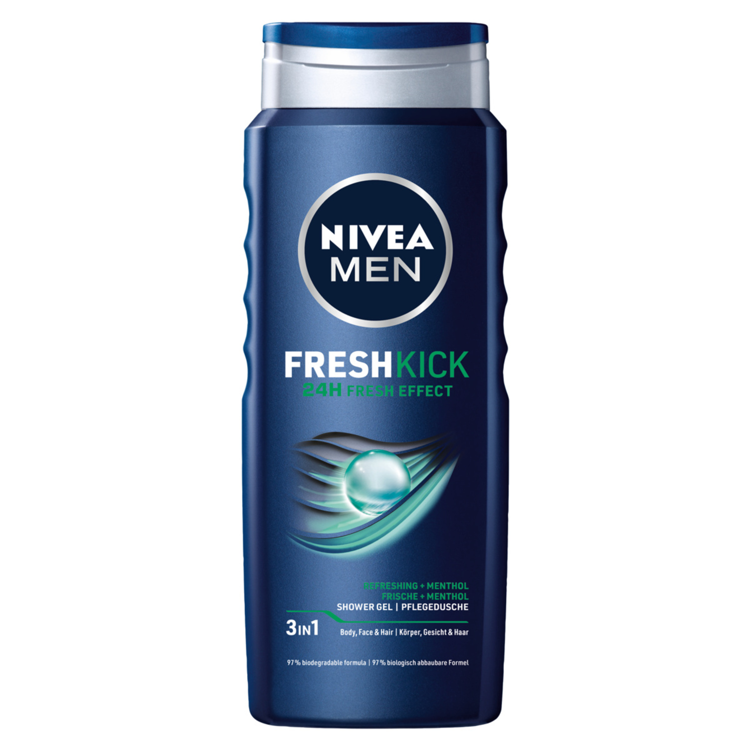 

Nivea MEN Fresh Kick освежающий гель для душа для мужчин, 500 мл