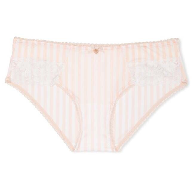 

Трусы Victoria's Secret Body By Victoria Stripe, белый/розовый