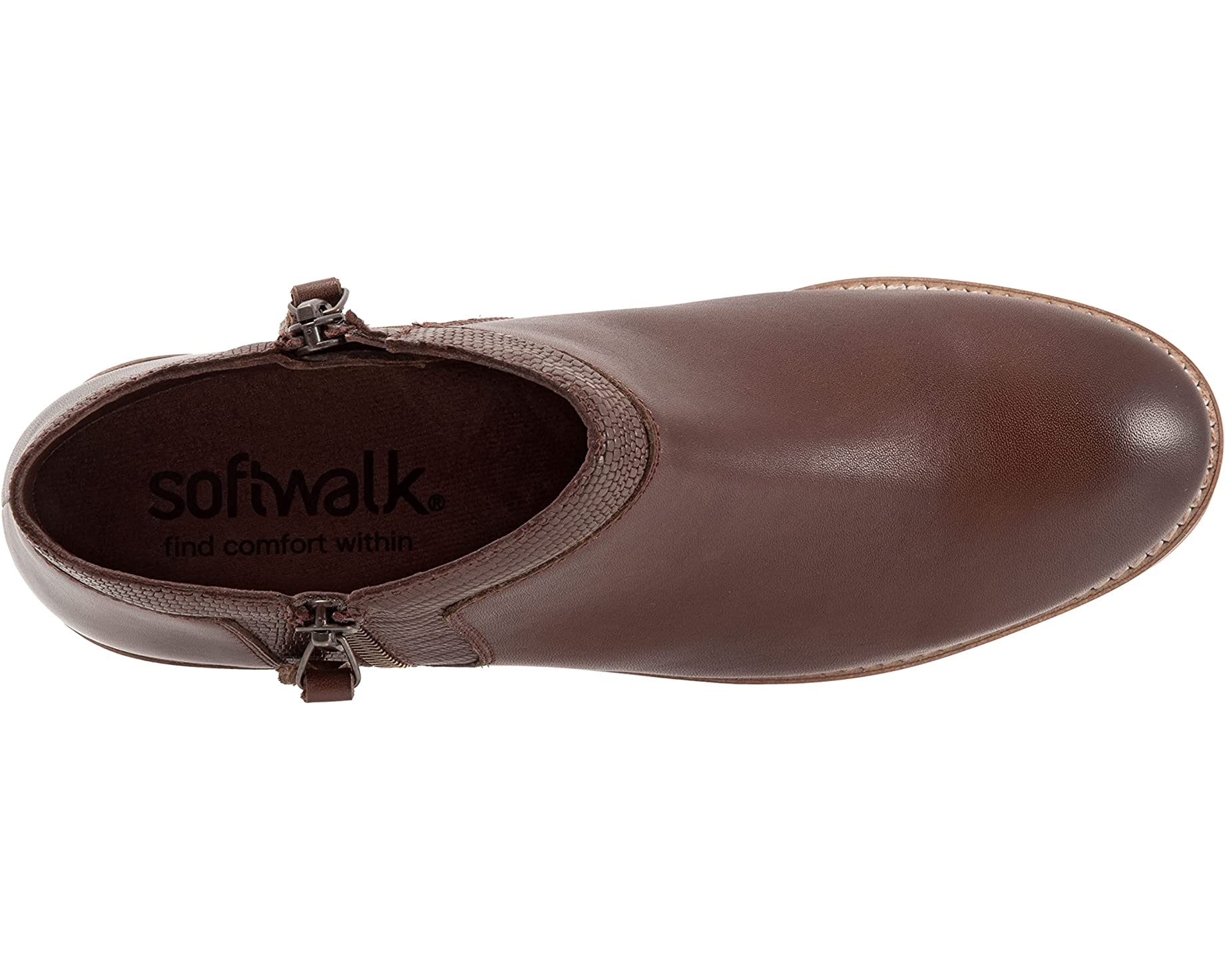 сапоги warner softwalk цвет luggage Ботинки Rubi SoftWalk, каштановая ящерица