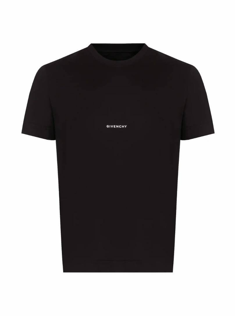 

Хлопковая футболка с логотипом Givenchy, Черный