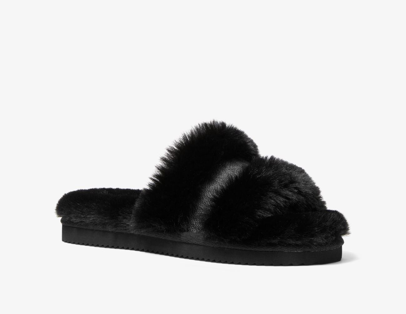 

Шлепанцы Michael Kors Scarlett Faux Fur Slide, черный