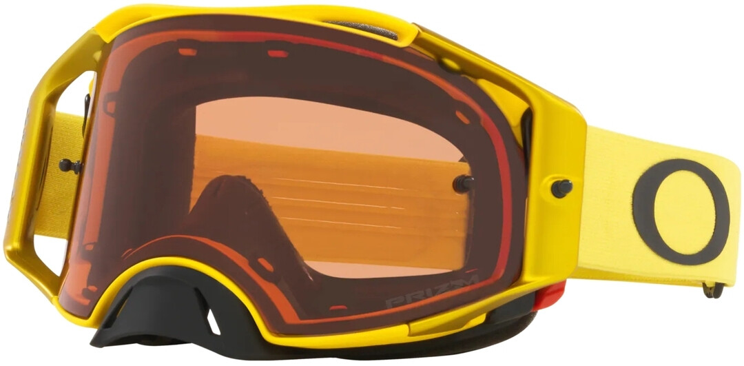

Очки Oakley Airbrake Prizm для мотокросса, желтый/черный