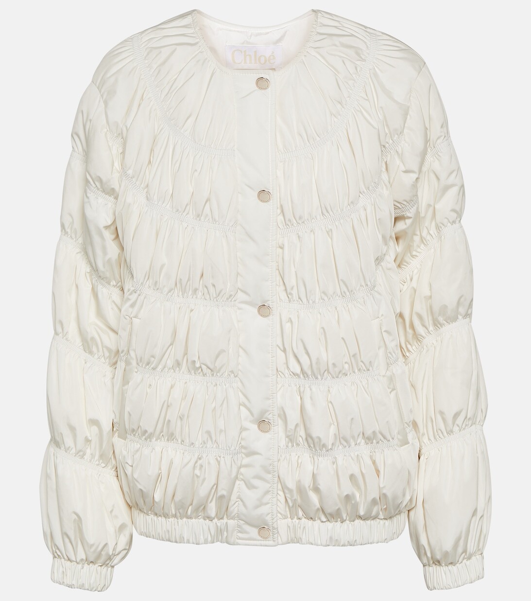 

Стеганый пуховик CHLOÉ, белый