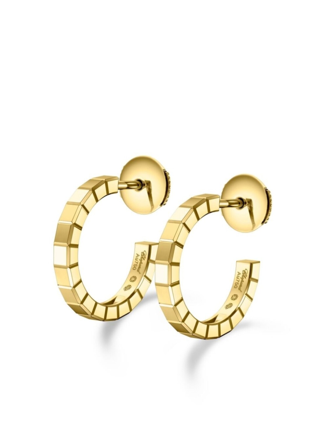 

Серьги Ice Cube из желтого золота Chopard, золотой