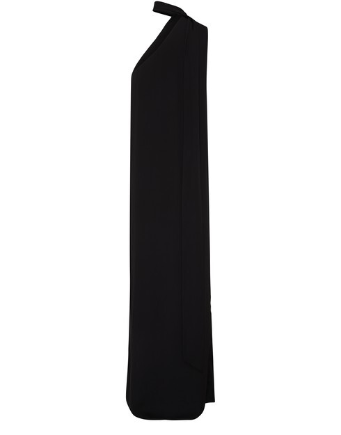 

Платье макси на одно плечо Stella Mccartney, черный