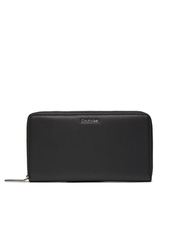 

Кошелек Ck Must Xl Zip Around Wallet Calvin Klein, черный