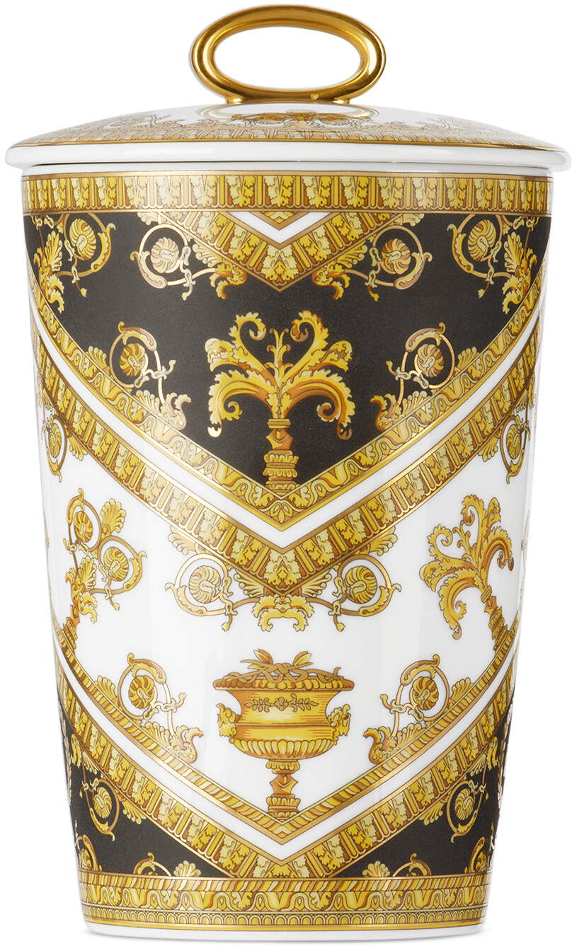 

Белая ароматическая свеча Rosenthal 'I Heart Baroque' Versace