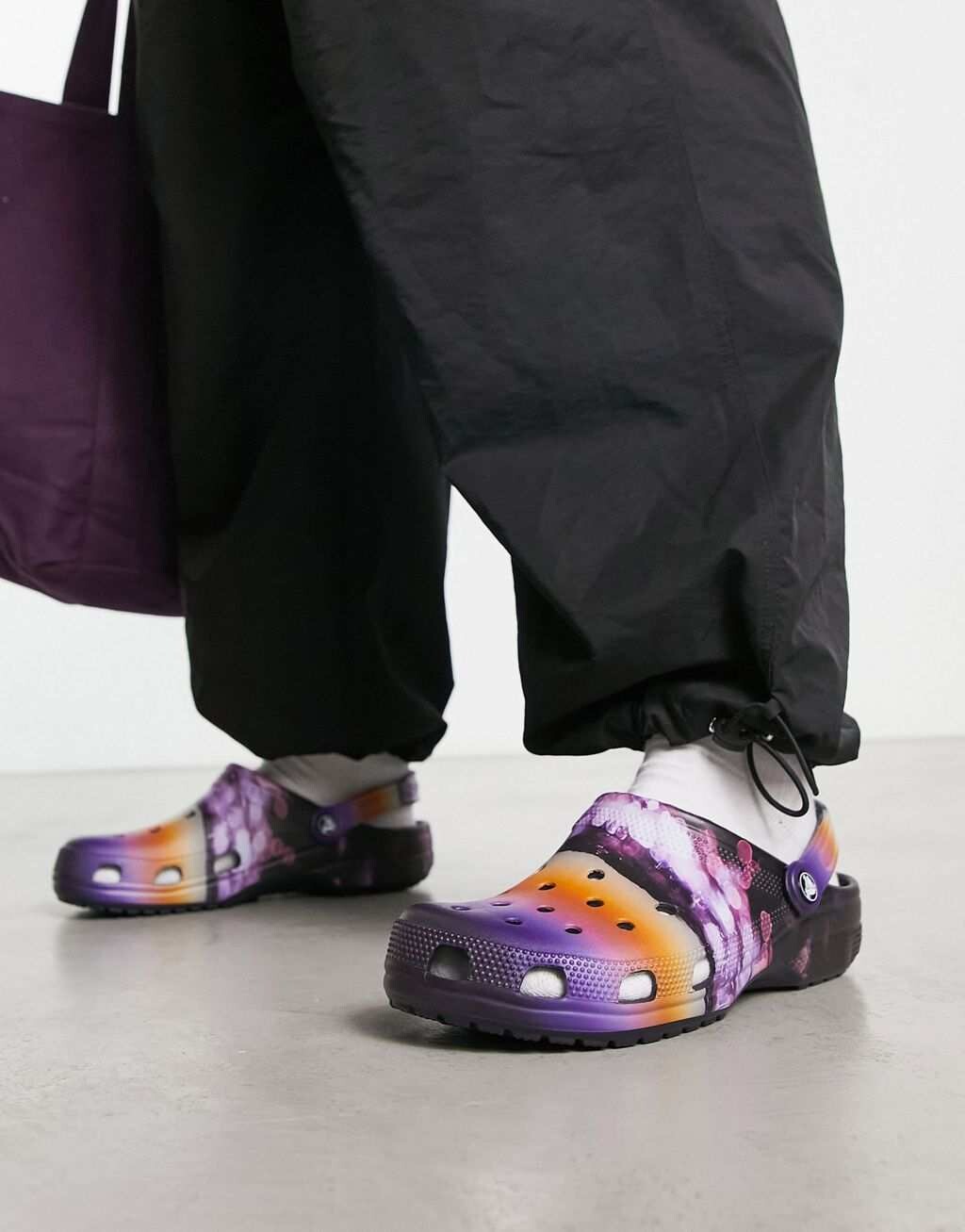 

Классические сабо Crocs с принтом Meta Scape