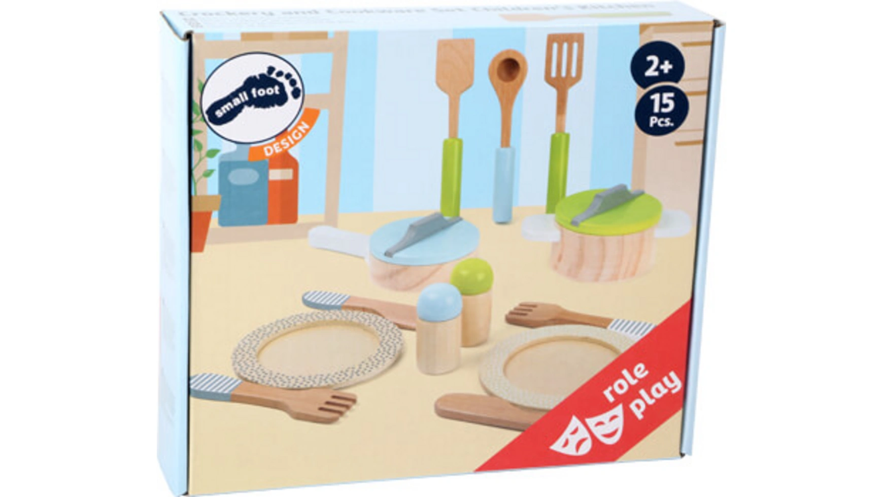 Набор посуды и кастрюль для детской кухни