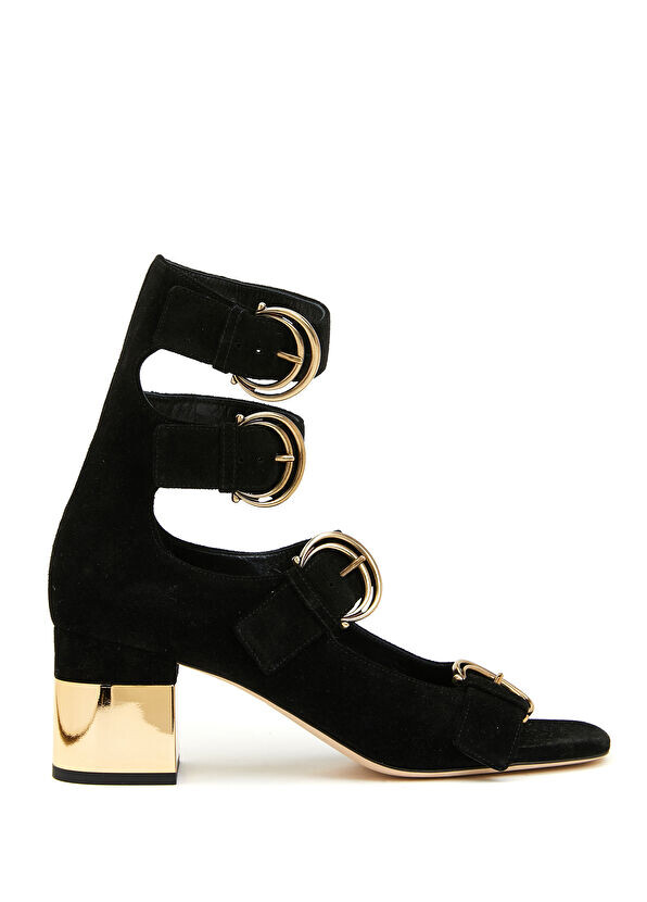 

Женские кожаные сандалии Chloe, черный