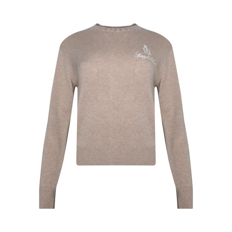 

Толстовка Sporty & Rich Vendome Cashmere Crewneck, бежевый