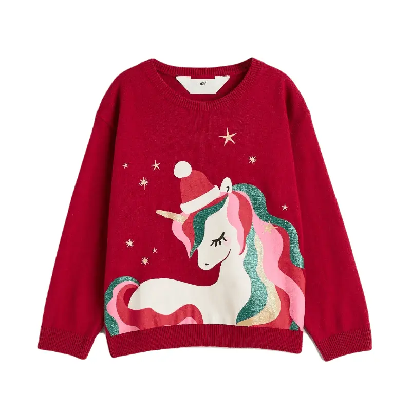 

Свитер H&M Unicorn, красный