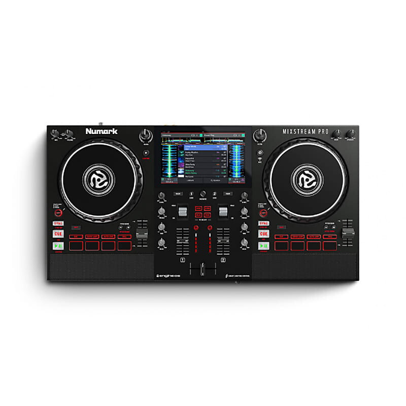 

Автономная диджейская консоль Numark Mixstream Pro с потоковой передачей музыки по Wi-Fi и динамиками MIXSTREAMPROXUS