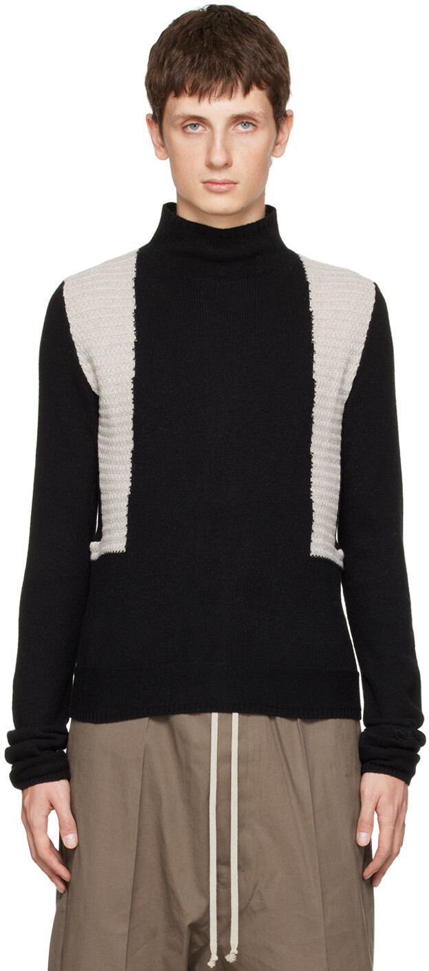 

Укороченная водолазка Black & Off-White Mastodon Rick Owens