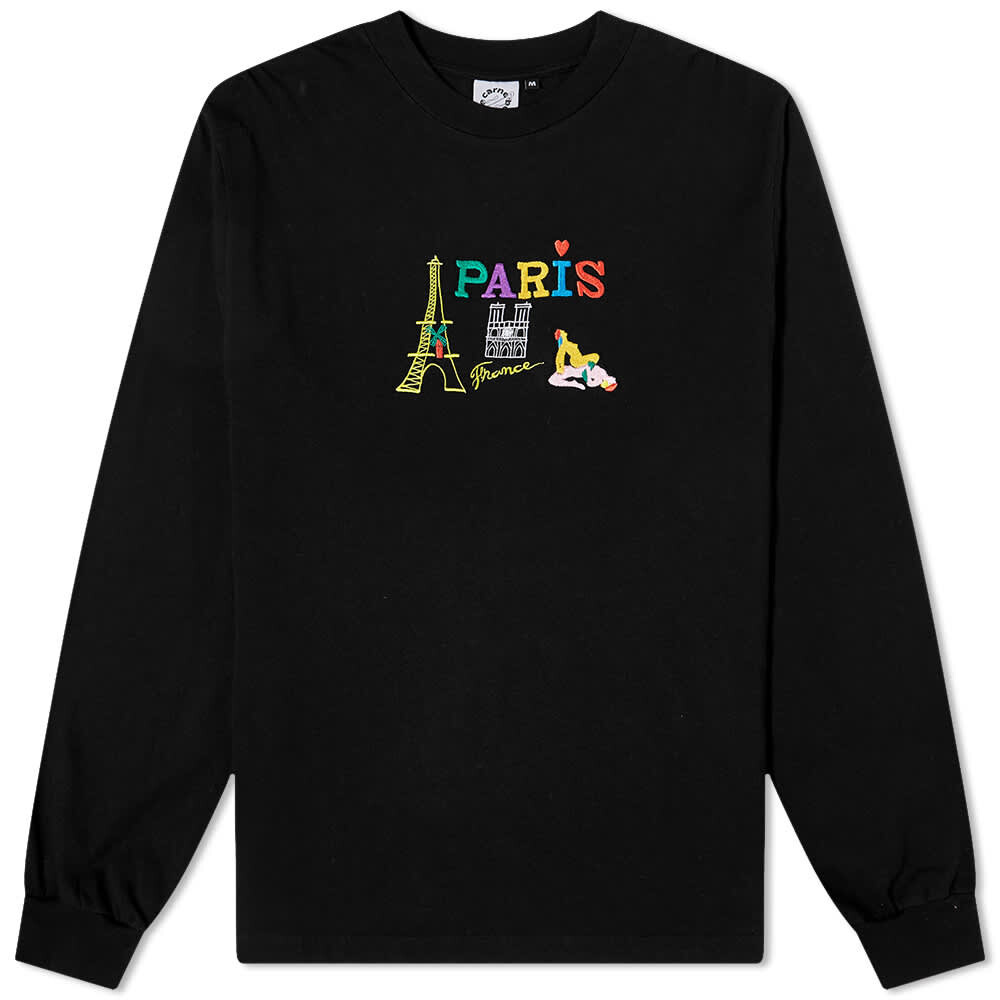 

Футболка Carne Bollente Long Sleeve Kisses From Paris Tee