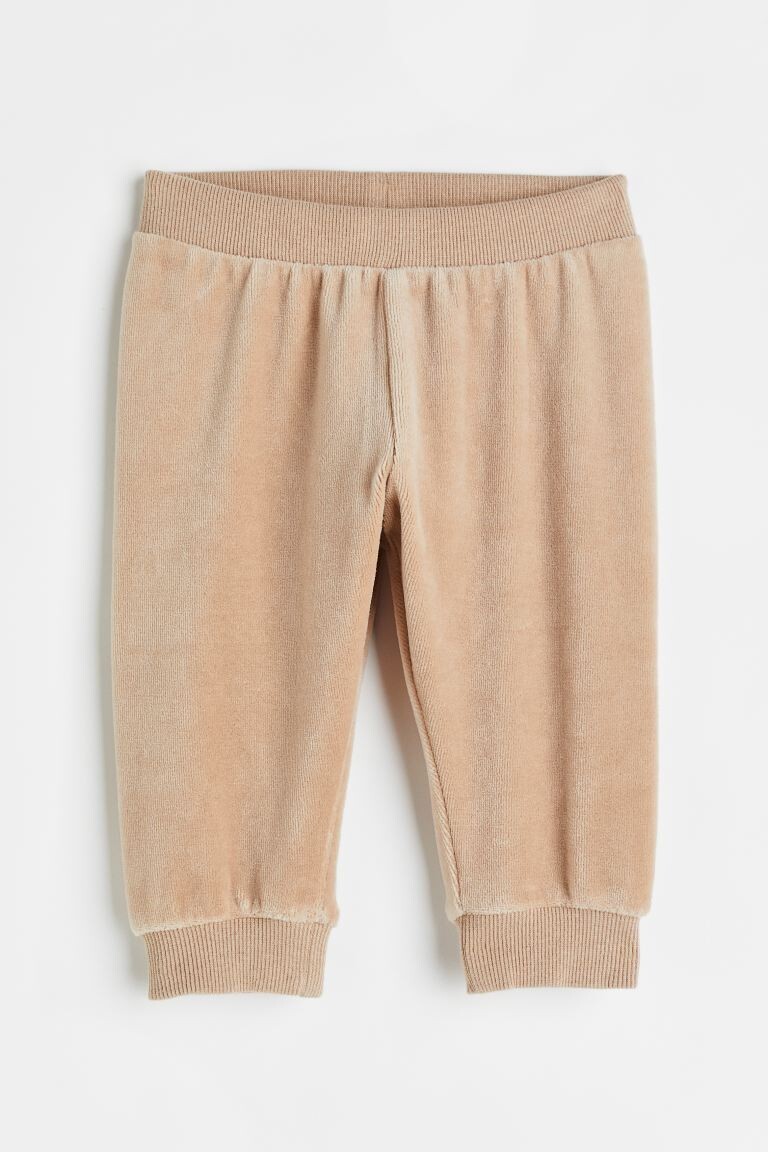 

Велюровые джоггеры H&M, светло-бежевый