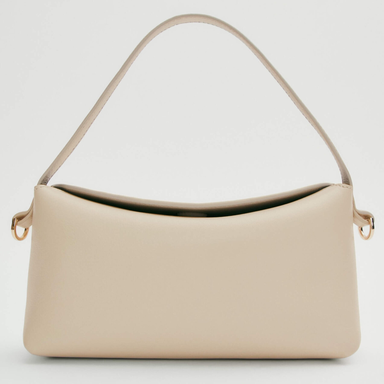 

Сумка через плечо Massimo Dutti Nappa Leather, белый