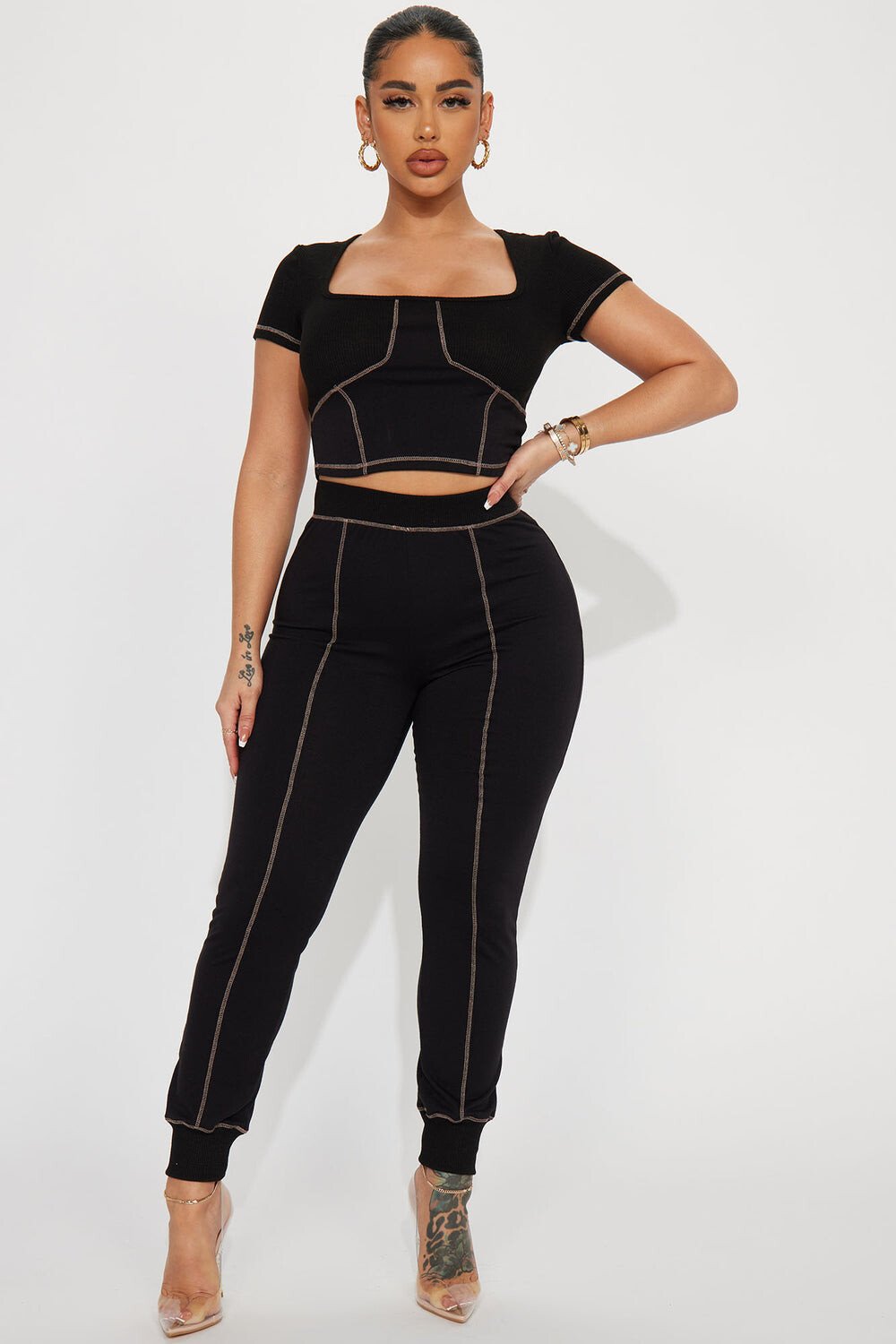 

Джоггеры Fashion Nova NMY7068, черный