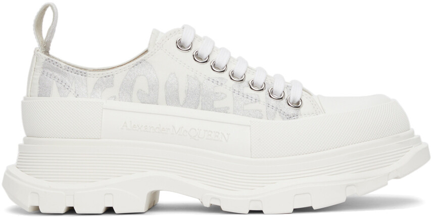 

Кроссовки с граффити Alexander McQueen