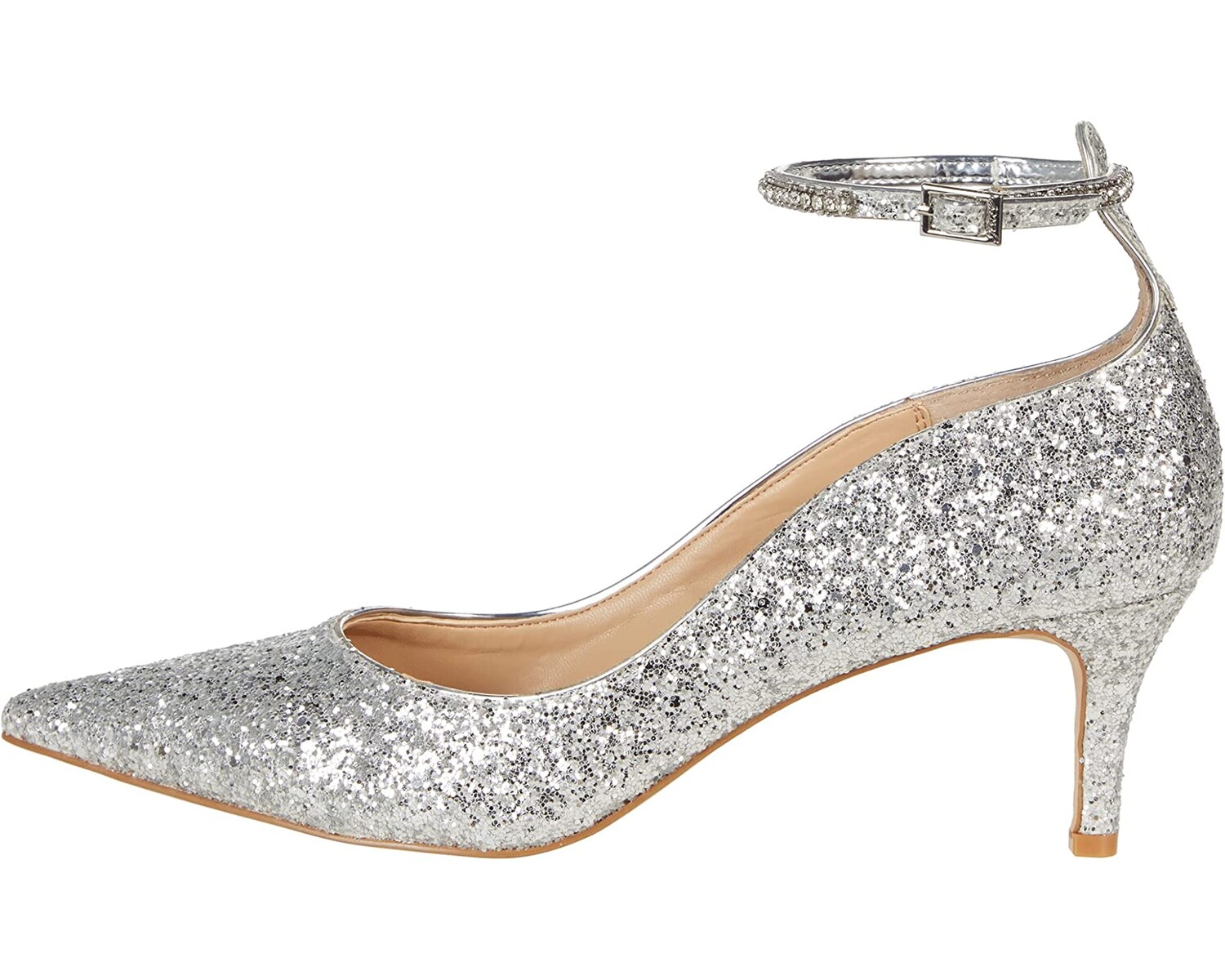 

Туфли на каблуках Jamila Jewel Badgley Mischka, серебряный блеск